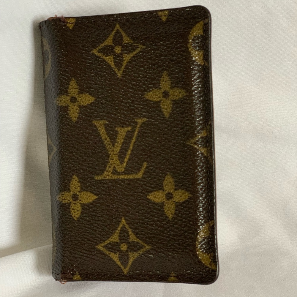 Louis Vuitton Monogram Organizer de Poche Card Case Authentic